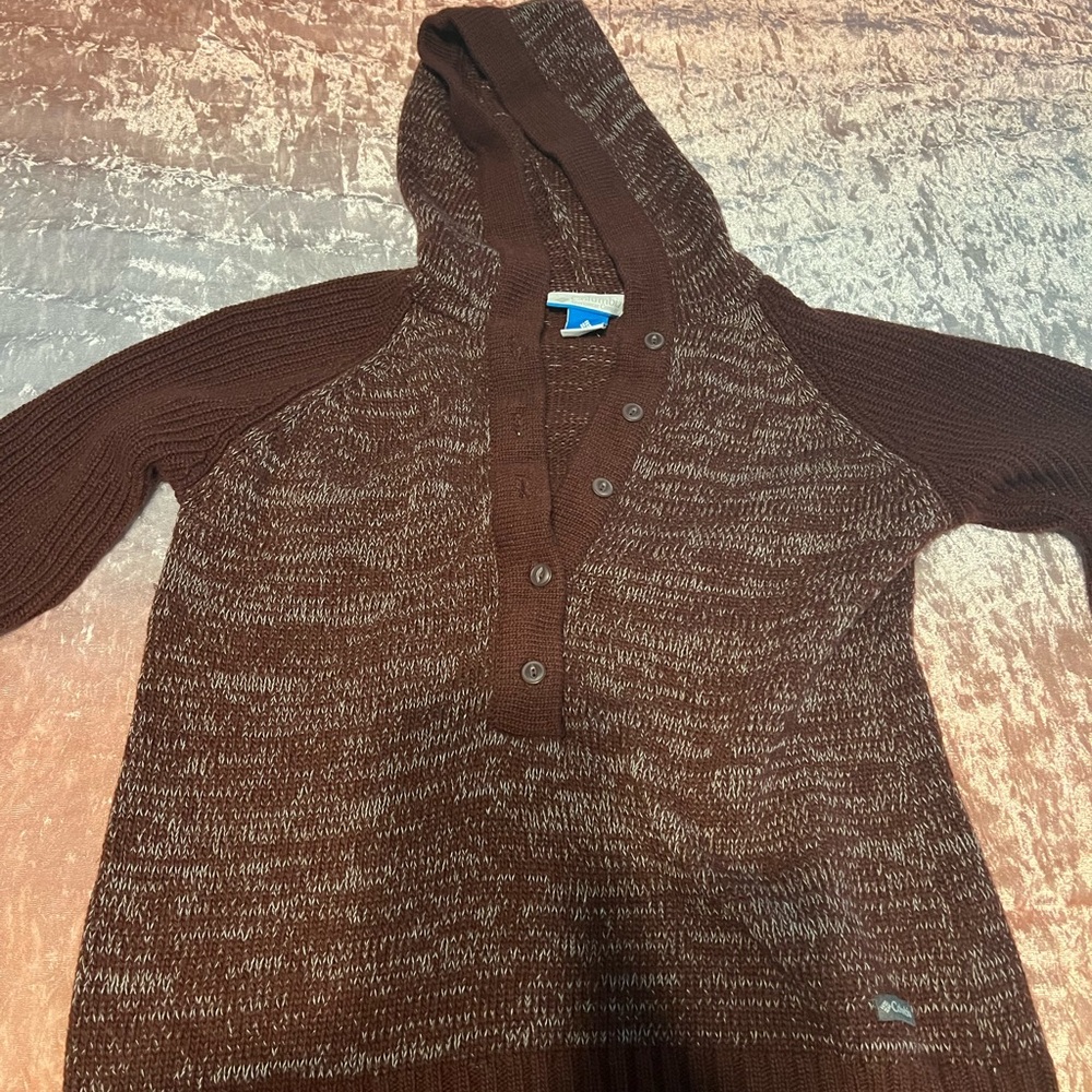 Men's Brown Hooded Sweater